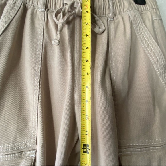 Habitual Women’s Flowy Cargo Jogger Drawstring Highwaisted Ankle Ties Pants SZ S - Picture 9 of 9